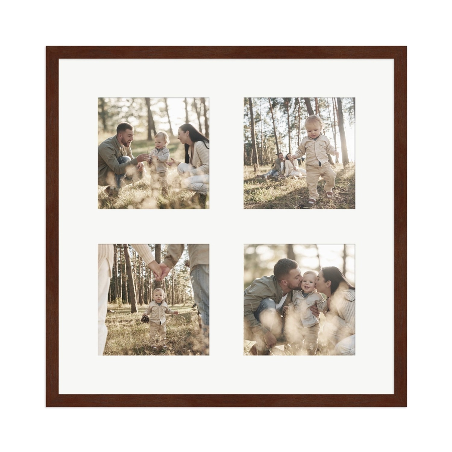 WANDStyle Galerierahmen G950 in Nussbaum 40 x 40 cm für 4 Bilder im Format 13 x 13 cm WANDStyle Galerierahmen G950 in Nussbaum 40 x 40 cm für 4 Bilder im Format 13 x 13 cm von WANDStyle