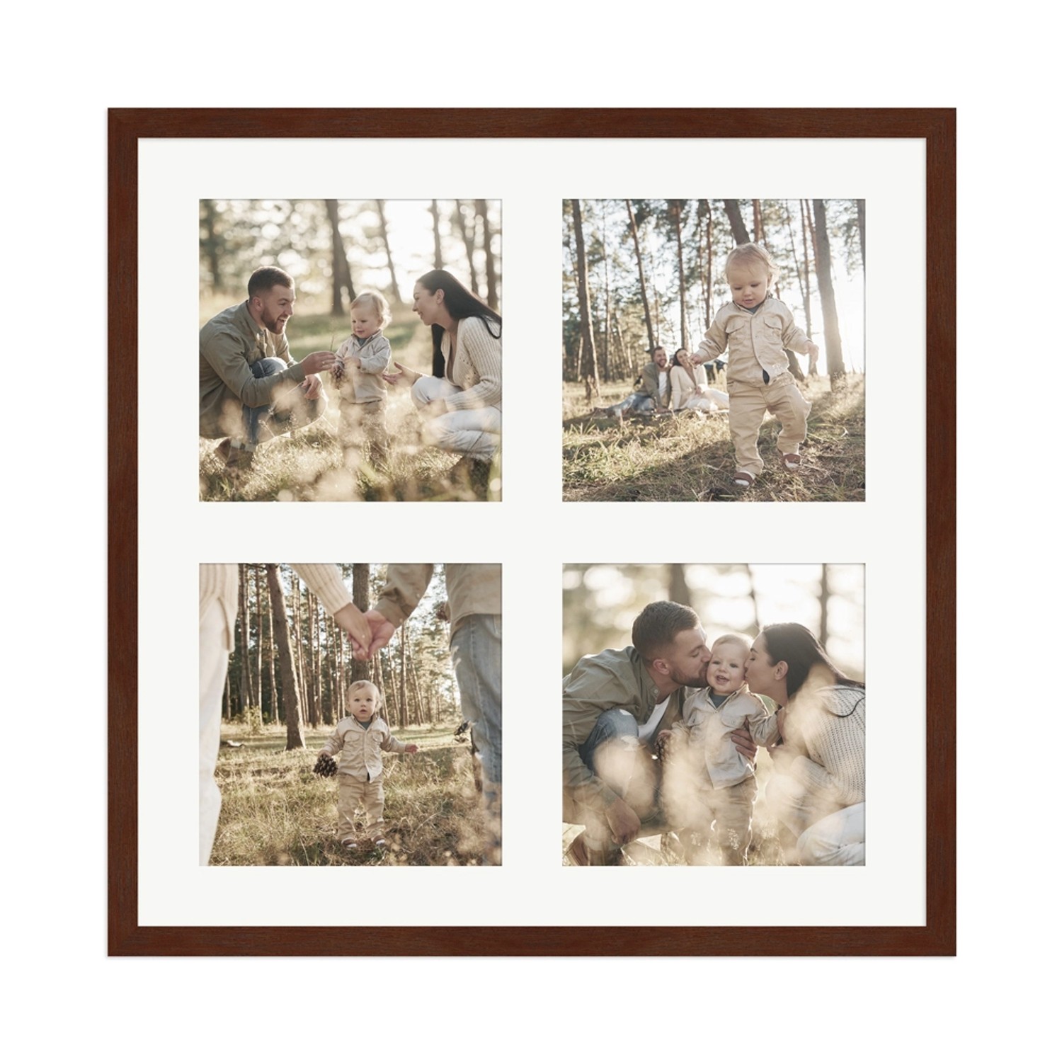 WANDStyle Galerierahmen G950 in Nussbaum 40 x 40 cm für 4 Bilder im Format 15 x 15 cm WANDStyle Galerierahmen G950 in Nussbaum 40 x 40 cm für 4 Bilder im Format 15 x 15 cm von WANDStyle