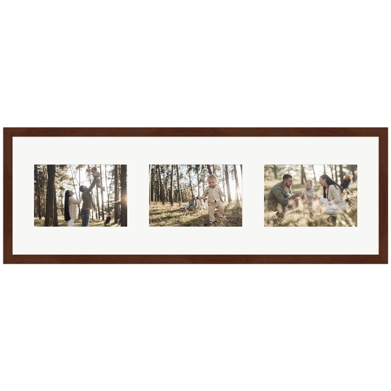 WANDStyle Galerierahmen G950 in Nussbaum-Optik 20 x 60 cm für 3 Bilder im Format 10 x 15 cm WANDStyle Galerierahmen G950 in Nussbaum-Optik 20 x 60 cm für 3 Bilder im Format 10 x 15 cm von WANDStyle