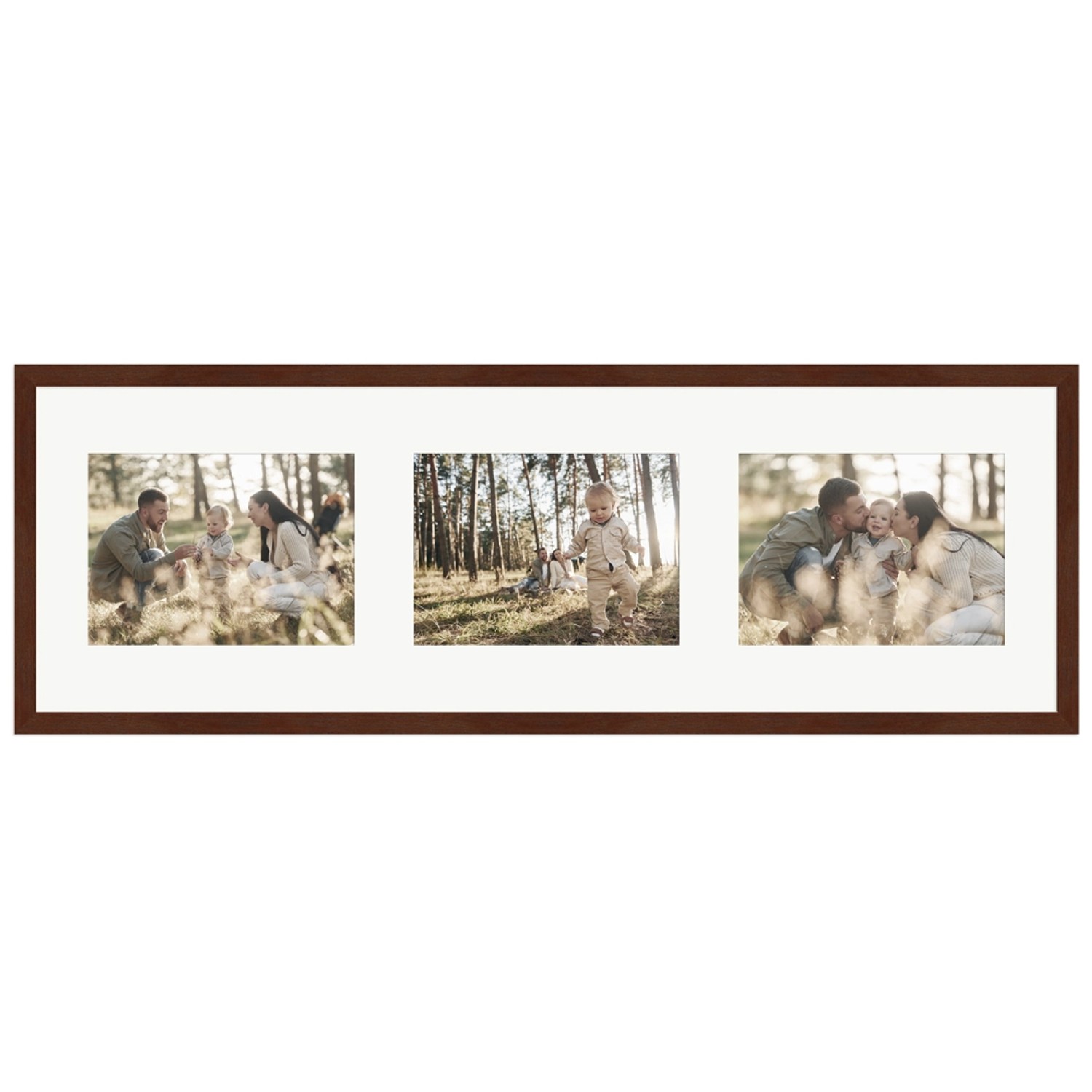 WANDStyle Galerierahmen G950 in Nussbaum-Optik 23 x 70 cm für 3 Bilder im Format 13 x 18 cm WANDStyle Galerierahmen G950 in Nussbaum-Optik 23 x 70 cm für 3 Bilder im Format 13 x 18 cm von WANDStyle