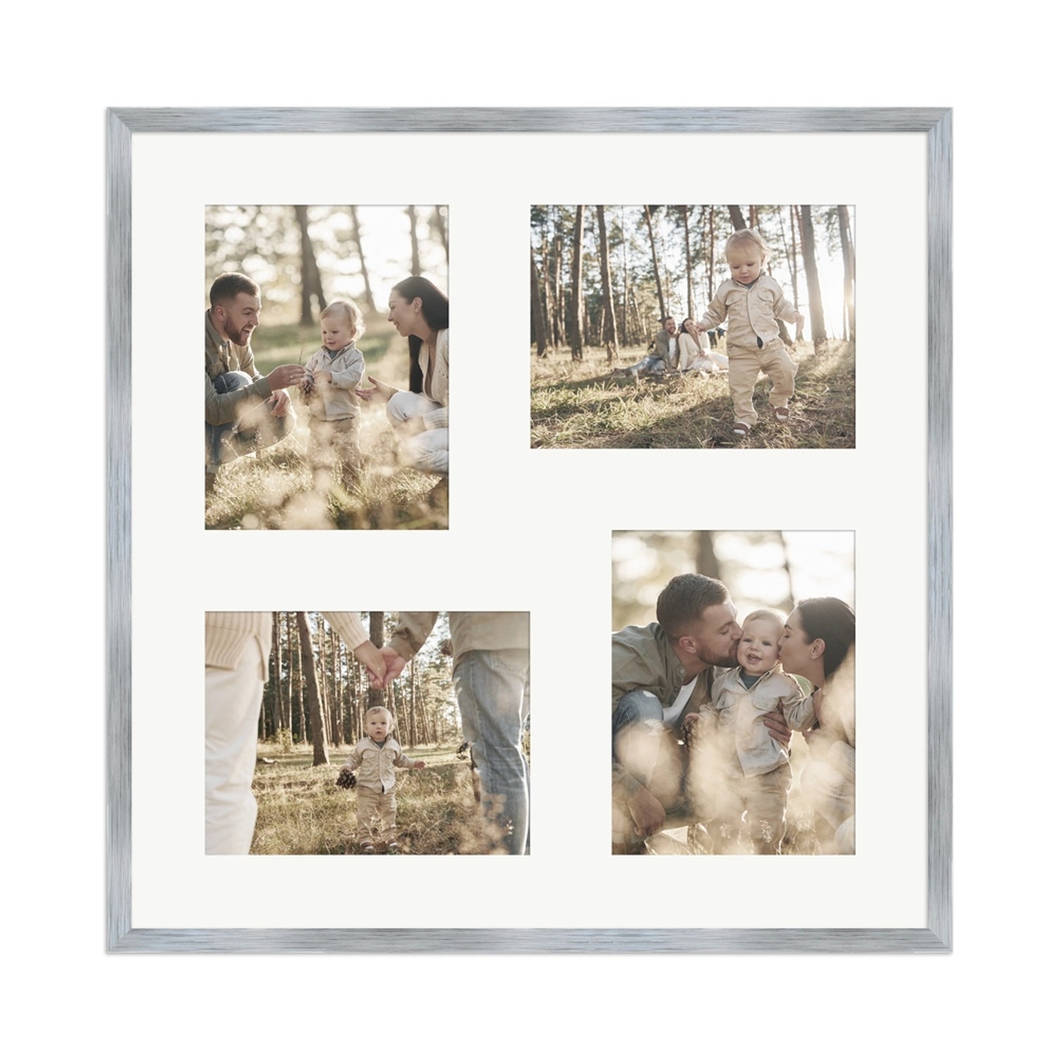 WANDStyle Galerierahmen G950 in Silber 50 x 50 cm für 4 Bilder im Format 15 x 20 cm WANDStyle Galerierahmen G950 in Silber 50 x 50 cm für 4 Bilder im Format 15 x 20 cm von WANDStyle