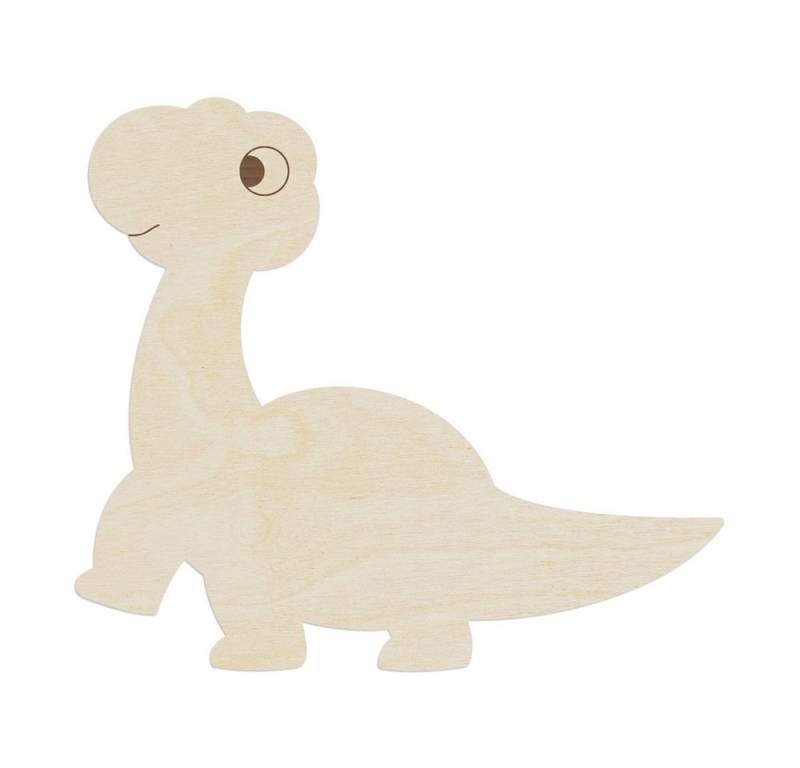 WANDStyle Wanddekoobjekt "Dino Brachiosaurus" aus Holz, Pappel von WANDStyle