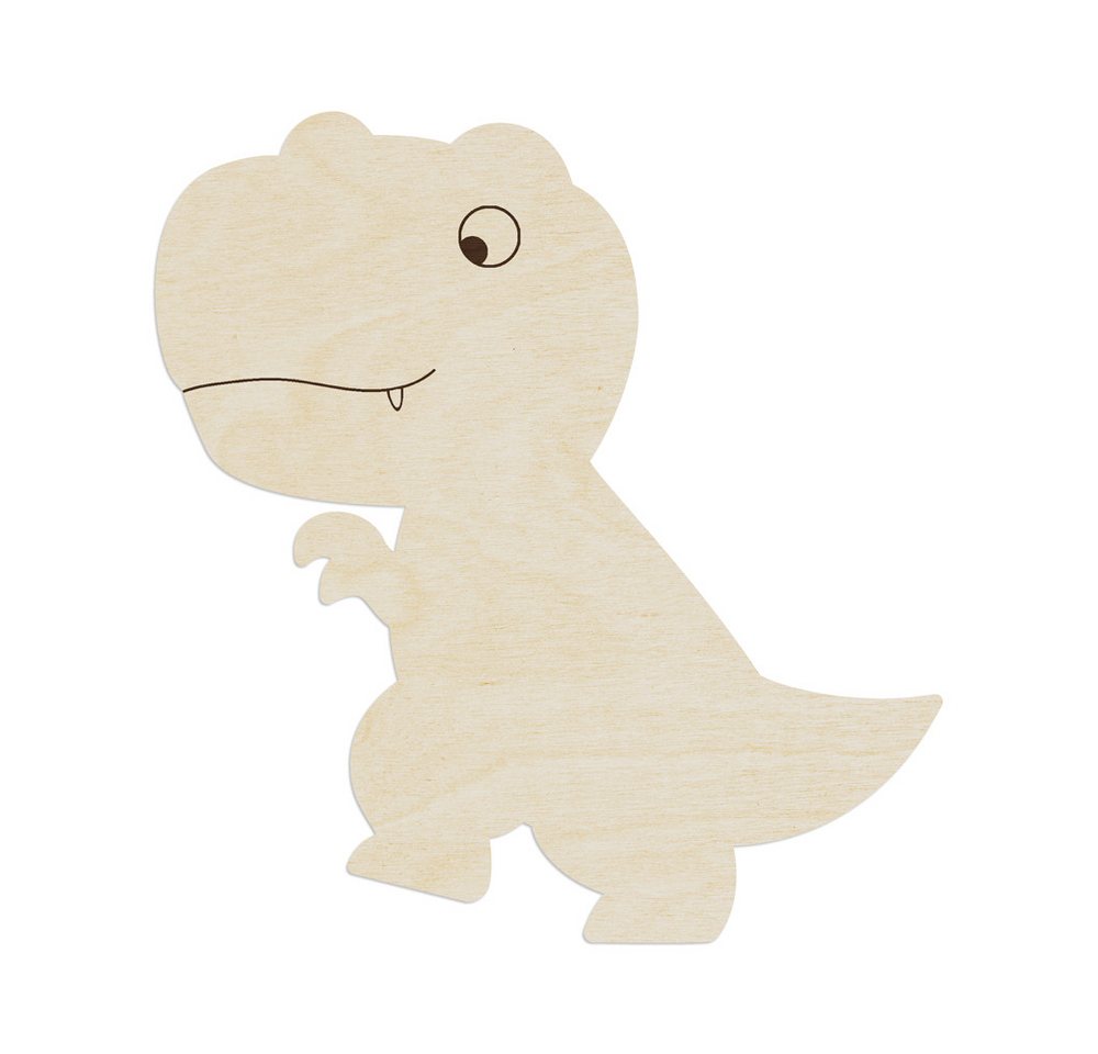 WANDStyle Wanddekoobjekt Dino T-Rex" aus Holz, Pappel" von WANDStyle