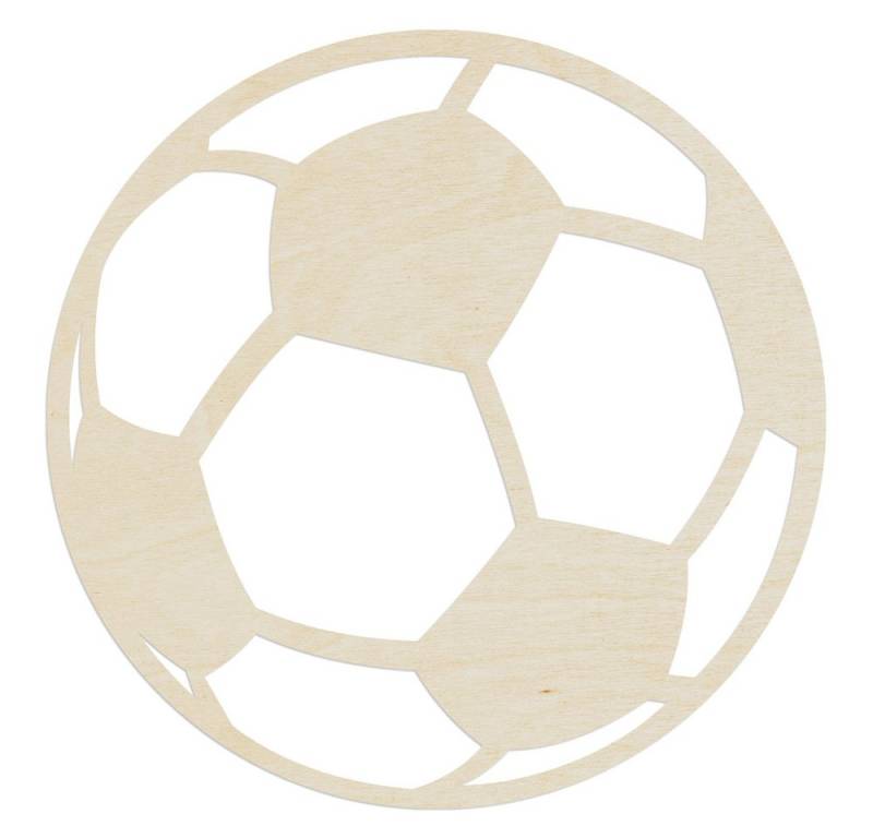 WANDStyle Wanddekoobjekt "Fußball" aus Holz, Pappel von WANDStyle