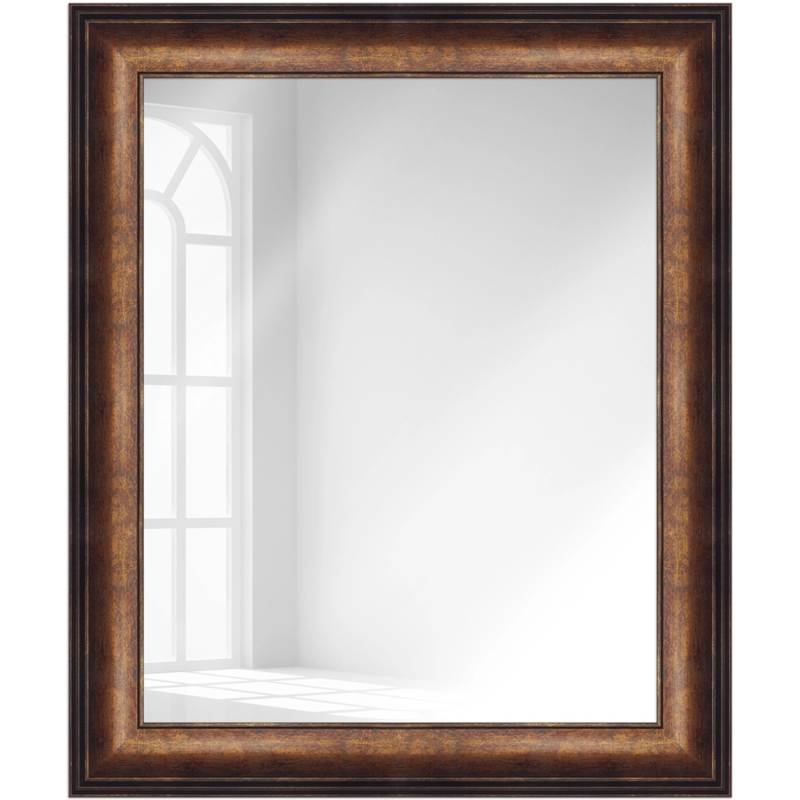 WANDStyle Wandspiegel H235 aus Kunststoff in Bronze 50 x 70 cm im Stil Klassisch von WANDStyle