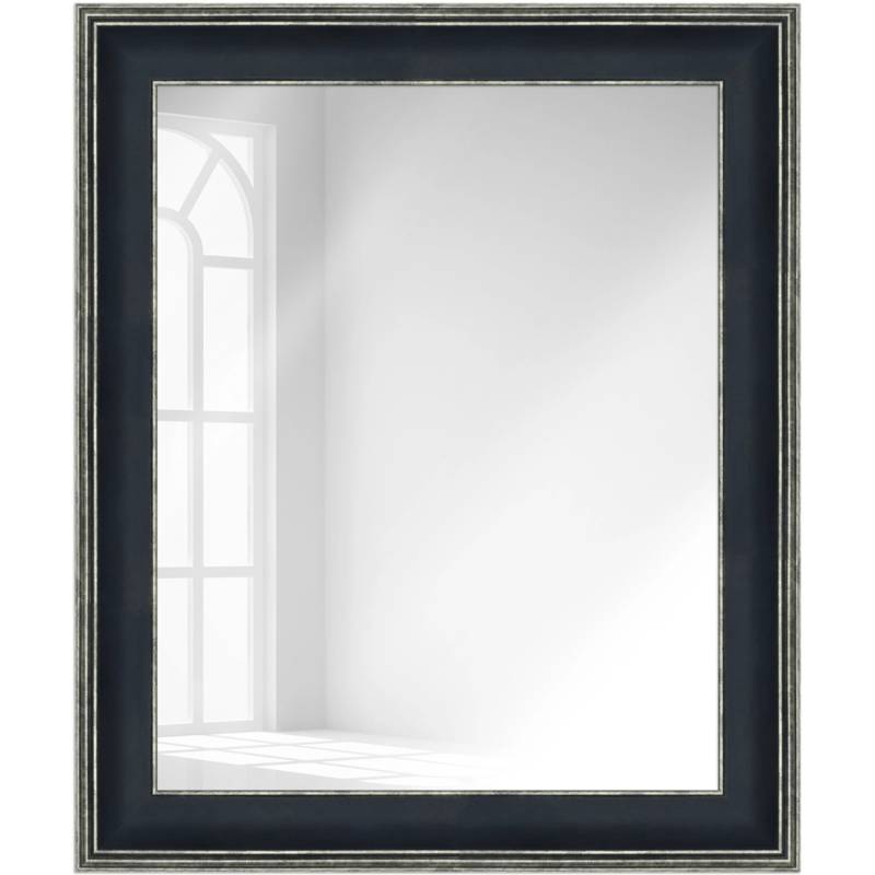 WANDStyle Wandspiegel H235 aus Kunststoff in Schwarz 60 x 70 cm im Stil Klassisch von WANDStyle
