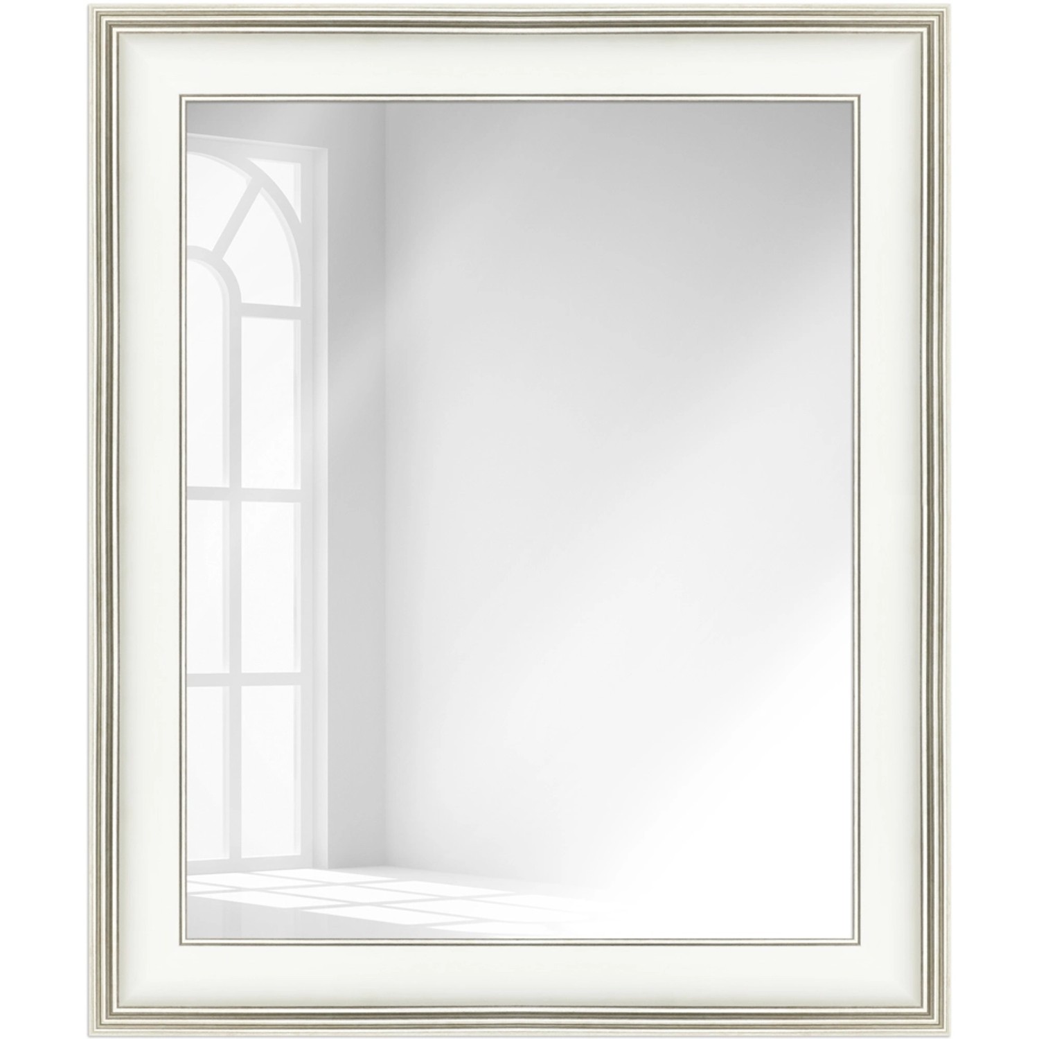 WANDStyle Wandspiegel H235 aus Kunststoff in Weiß 60 x 70 cm im Stil Klassisch WANDStyle Wandspiegel H235 aus Kunststoff in Weiß 60 x 70 cm im Stil Klassisch von WANDStyle