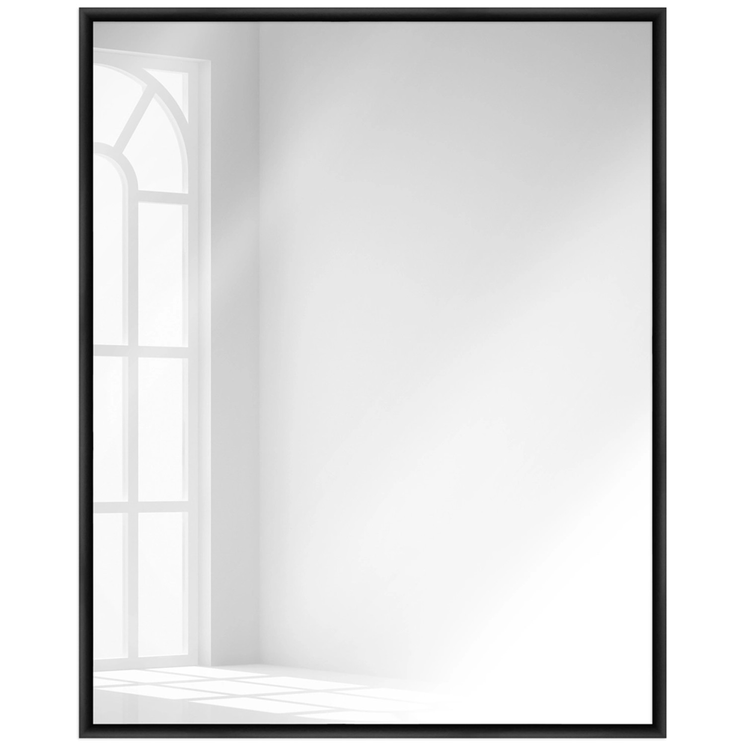 WANDStyle Wandspiegel H270 aus Aluminium in Schwarz matt 41 x 51 cm im Stil Modern WANDStyle Wandspiegel H270 aus Aluminium in Schwarz matt 41 x 51 cm im Stil Modern von WANDStyle