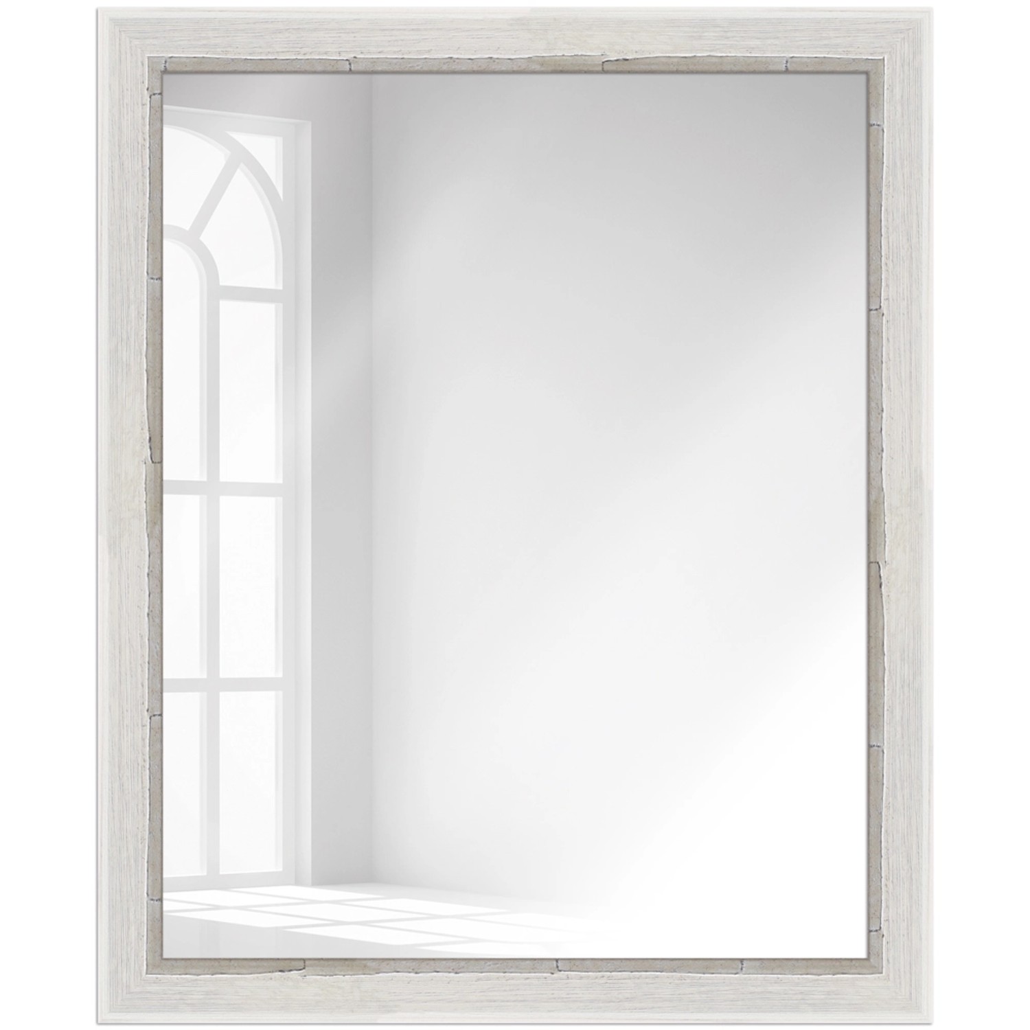 WANDStyle Wandspiegel H640 aus Massivholz in Weiß 46 x 56 cm im Stil Shabby-Chic WANDStyle Wandspiegel H640 aus Massivholz in Weiß 46 x 56 cm im Stil Shabby-Chic von WANDStyle