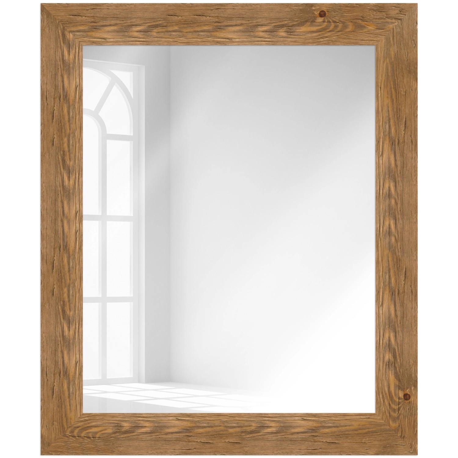 WANDStyle Wandspiegel H780 aus Massivholz in Eiche-Optik 80 x 110 cm im Stil Modern von WANDStyle