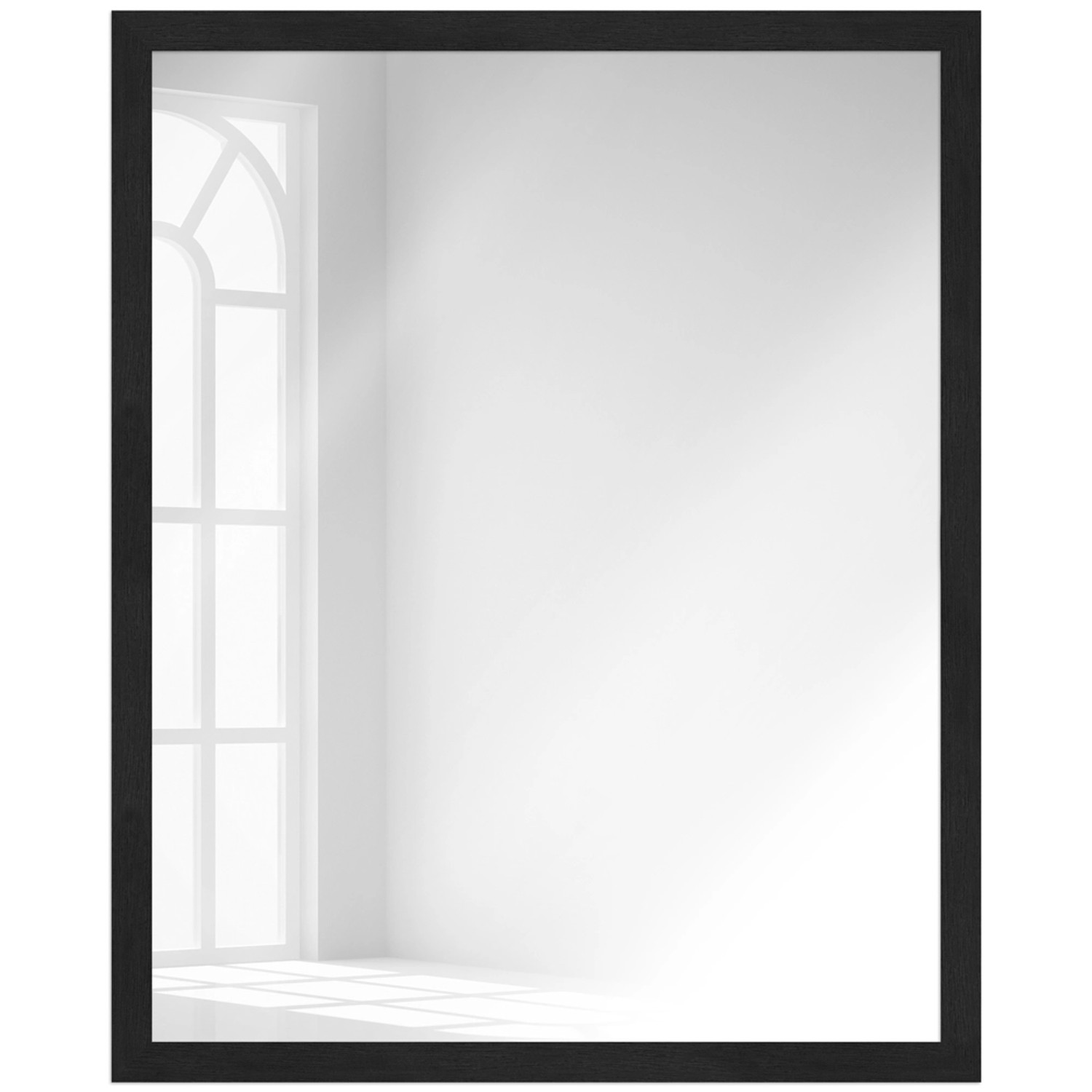 WANDStyle Wandspiegel H960 aus Massivholz in Schwarz gemasert 53 x 73 cm im Stil Modern WANDStyle Wandspiegel H960 aus Massivholz in Schwarz gemasert 53 x 73 cm im Stil Modern von WANDStyle