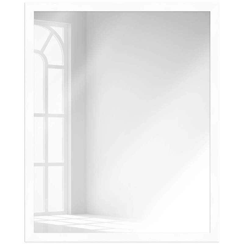 WANDStyle Wandspiegel H960 aus Massivholz in Weiß 53 x 103 cm im Stil Modern von WANDStyle