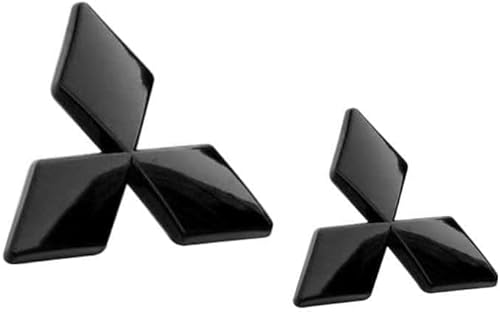 WANGAIDCE 2 Stück 3D Badge Für Mitsubishi Eclipse Cross 2021-2025, Auto Aufkleber Abzeichen, Auto Aufkleber Selbstklebend, Wasserdicht von WANGAIDCE