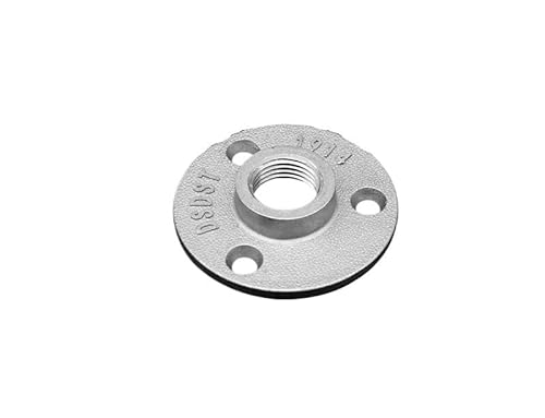 Flansch 10 stücke Eisen Rohr Armaturen Wand Montieren Boden Antike Flansch Stück Hardware Werkzeug Gusseisen Flansche(Aluminum Alloy,1) von WANGBINGXING