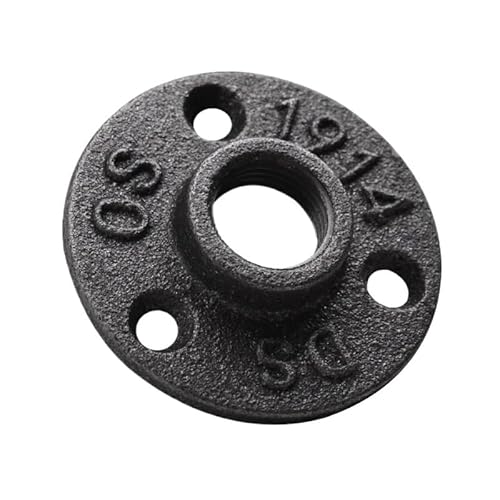 Flansch 10 stücke Eisen Rohr Armaturen Wand Montieren Boden Antike Flansch Stück Hardware Werkzeug Gusseisen Flansche(Iron Flange,DN20) von WANGBINGXING