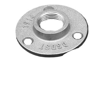Flansch 10Pcs Wand Montieren Boden Antike Flansch Stück Hardware Werkzeug Gusseisen Flansche Aluminium Legierung Flansch(Aluminum Alloy DN20) von WANGBINGXING