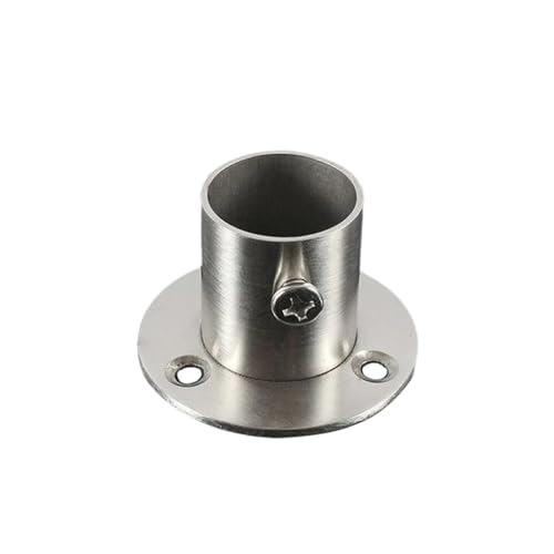 Flansch 2PCS Kleiderschrank Halterung Stange Halter Dusche Vorhang Flansch Wand Montiert Unterstützung(22mm) von WANGBINGXING