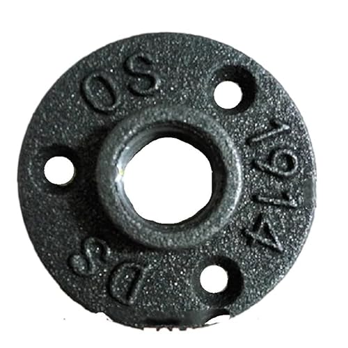 Flansch 6 stücke Eisen Rohr Armaturen Wand Montieren Boden Antike Flansch Stück Gusseisen Flansche(1) von WANGBINGXING