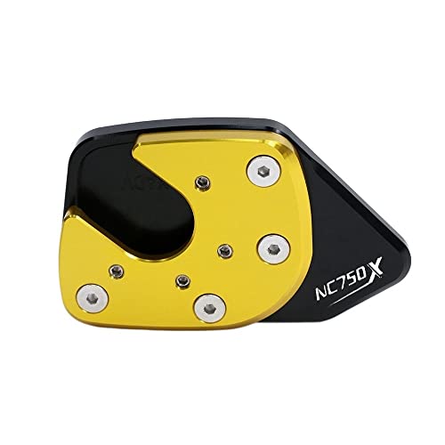 SeitenstäNder Verbreiterung Fit -Verwendung for Honda NC750x NC 750x NC750 x 2014-2020 Motorrad CNC Aluminium Kickstand Fuß Nebenstand Ständer Erweiterung Vergrößerungspad SeitenstäNder Motorrad ( Col von WANGBINGXING