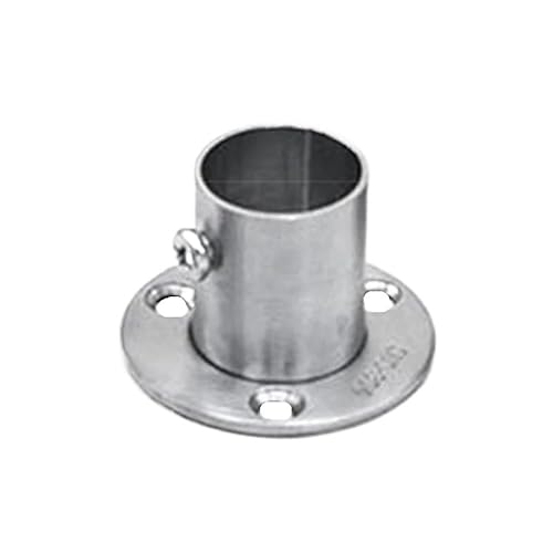WANGBINGXING Flansch 1 x Flanschhalter for Kleiderstangen aus Edelstahl for Rohre (16 mm/22 mm/25 mm/32 mm).(22mm) von WANGBINGXING
