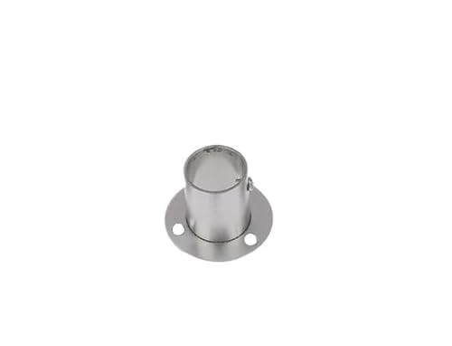WANGBINGXING Flansch 2 STÜCKE Edelstahl 19-32mm Dia Unterstützung Flansch Sitz for Kleiderschrank Hängen Schiene Stange Pole Buchse Ende Halter(04) von WANGBINGXING