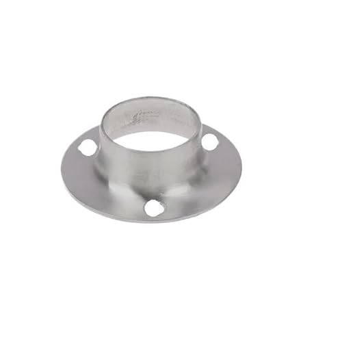 WANGBINGXING Flansch 2 STÜCKE Edelstahl Flansch Sitz Gardinenstange Sitz Rundrohr Sitzhalterung Haushaltsmöbel Hardware Handtuch Rohrhalterung(03) von WANGBINGXING
