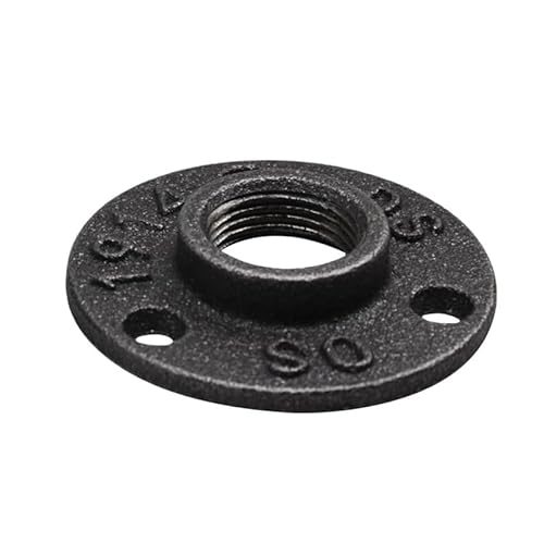 WANGBINGXING Flansch 6 stücke Gusseisen 3/4 "Schwarz Boden Flansch Rohr Armaturen for Home Möbel WANGBINGXING Flansch 6 stücke Gusseisen 3/4 "Schwarz Boden Flansch Rohr Armaturen for Home Möbel von WANGBINGXING
