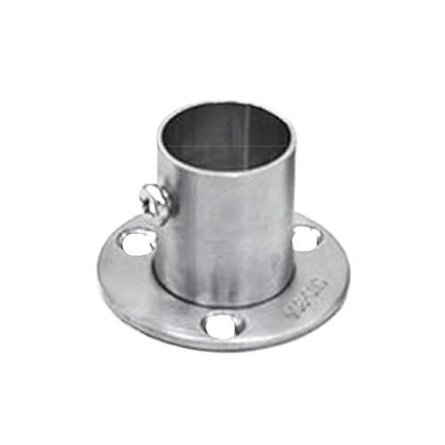 WANGBINGXING Flansch Flanschhalter for Kleiderstangen aus Edelstahl for Duschvorhangbuchsen, Halterung for Rohre (16 mm/22 mm/25 mm/32 mm)(22mm) von WANGBINGXING