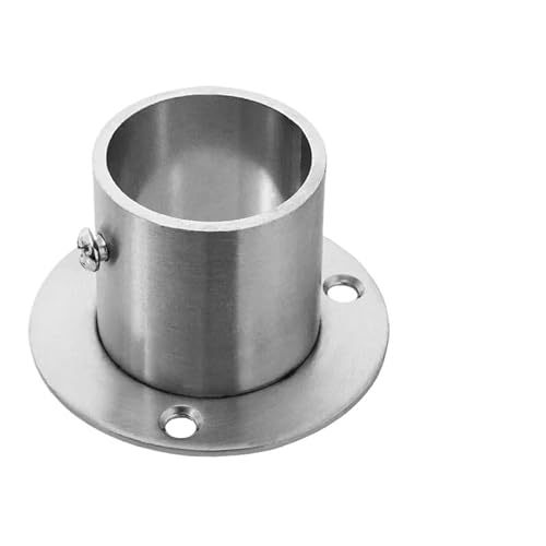 WANGBINGXING Flansch Kleiderschrank Stahlrohr Halterung Rohr Unterstützung Flansch Sitz Schiene Pole Buchse Ende Halter(32mm) von WANGBINGXING