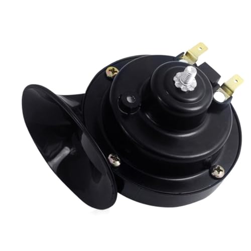 WANGBINGXING Motorrad Hupe 12V 48V 60V Motorrad Wasserdichtes Schneckenhorn Super Sound Monophonic Scooter Motorradzubehör Elektrisches Moped Horn Schwarz Hupe(60V) von WANGBINGXING