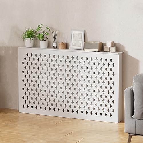 PVC Heizkörper Abdeckung, Moderne Heizkörperverkleidung, zur Dekoration des Wohnzimmers zu Hause, Hohle Wärmeableitung, Effektive Abschirmung(70 * 70 * 20cm/28 * 28 * 8in) von WANGCEPLSD
