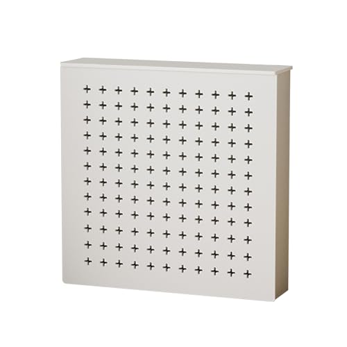 PVC Heizung Verkleidung, Heizkörperabdeckung, Hohlplatte zur Wärmeableitung Und Belüftung, für Dekoratives Wohnzimmer zu Hause, Glatt Und Leicht zu Reinigen(80 * 70 * 15cm/31 * 28 * 6in) von WANGCEPLSD