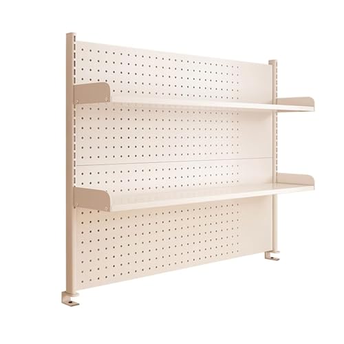 WANGCEPLSD Schreibtisch Regal aus Karbonstahl mit Stecktafel, Regal für Schreibtisch Zum Anklipsen Im Wohnheim, für Wohnheim, Büro, Verstellbare Regalhöhe(60cm/24in) von WANGCEPLSD