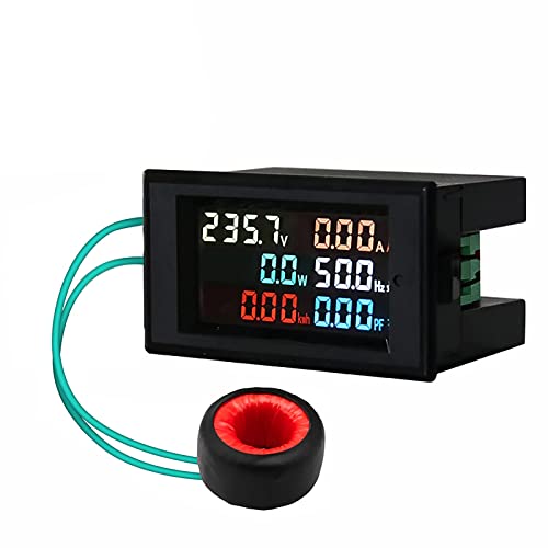 Amperemeter Voltmeter 80-300V 100A AC Display Meter Leistungsmesser Digitales AC Meter mit Digital Color LCD Volt Amp Watt Detector Reader Panel Amperemeter Voltmeter 80-300V 100A AC Display Meter Leistungsmesser Digitales AC Meter mit Digital Color LCD Volt Amp Watt Detector Reader Panel von WANGCL