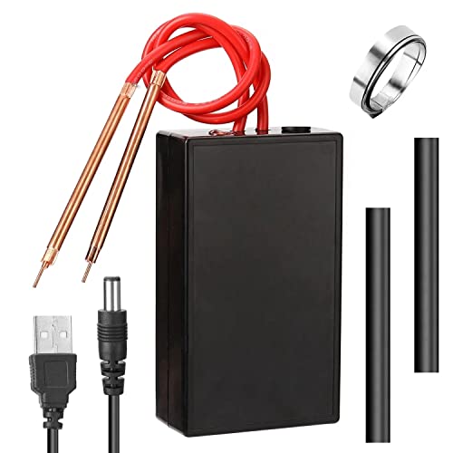 WANGCL 18650 Akku Punktschweißgerät, Punktschweißgerät, tragbares Mini-Punktschweißgerät DIY Full Set 18650 Lithium-Batterie Nickelband Punktschweißen Mini Kleine Haushaltsfaser Punktschweißgerät von WANGCL