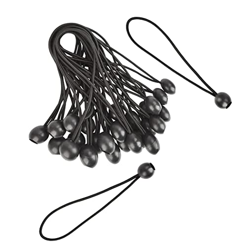 WANGCL 30 Stück 20 cm Gummi-Bungee-Schnur mit Ball für Planen-Pavillon-Zeltvorhänge Gartenzaun Gewächshausabdeckung Befestigung Anhängerabdeckung Befestigung WANGCL 30 Stück 20 cm Gummi-Bungee-Schnur mit Ball für Planen-Pavillon-Zeltvorhänge Gartenzaun Gewächshausabdeckung Befestigung Anhängerabdeckung Befestigung von WANGCL
