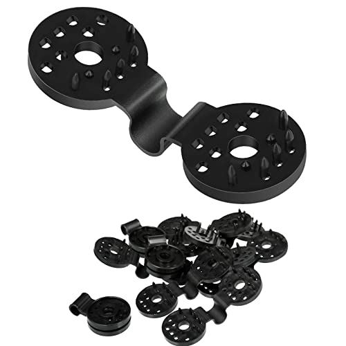 WANGCL 30 Stück Kunststoff Sonnenschutz Clips Schatten Netz Clips für Gewächshaus Outdoor Garten Anti Vogel Netz Landwirtschaft Sonnenschutz Stoff Zubehör von WANGCL