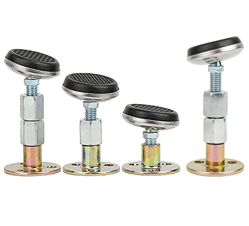 WANGCL 4 Packungen Höhenwinkel Verstellbarer Bettgestell Kopfteil Stopper Teleskopstütze für Zimmer Wand Bett Anti-Shake-Werkzeug Teleskopstütze für Bett Schrank Stuhl Sofa von WANGCL