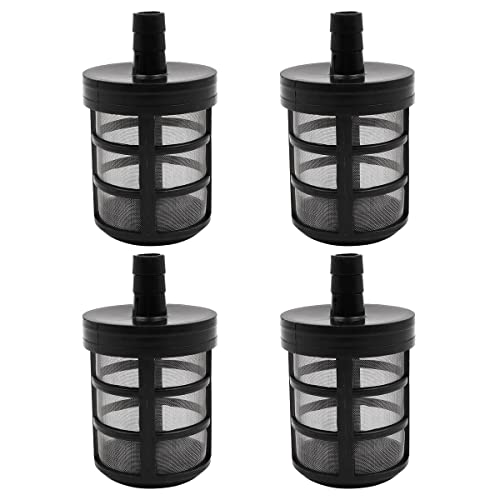 WANGCL 4 x Rohrfilter, Gartenschlauchfilter, Wasserpumpe, Saugfilter für Hochdruckreiniger für Garten, Innenhof, -280 380 von WANGCL