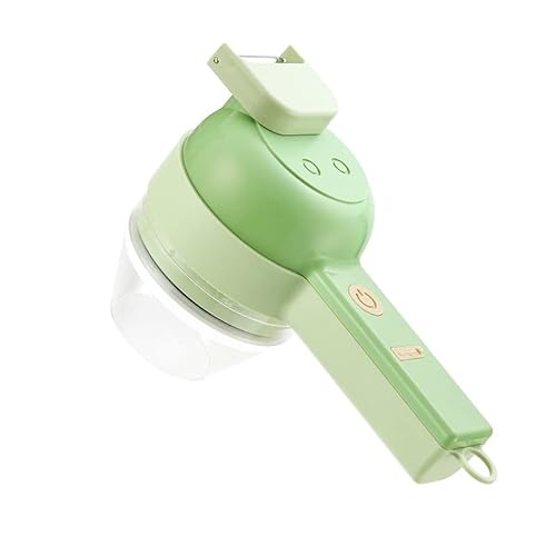 WANGCL 4-in-1-Handheld-Gemüseschneider-Set, kabellos, Knoblauch-Schlammstampfer mit Bürste für Knoblauch, Pfeffer, Chili, Zwiebeln, Sellerie, Ingwer, Fleisch WANGCL 4-in-1-Handheld-Gemüseschneider-Set, kabellos, Knoblauch-Schlammstampfer mit Bürste für Knoblauch, Pfeffer, Chili, Zwiebeln, Sellerie, Ingwer, Fleisch von WANGCL