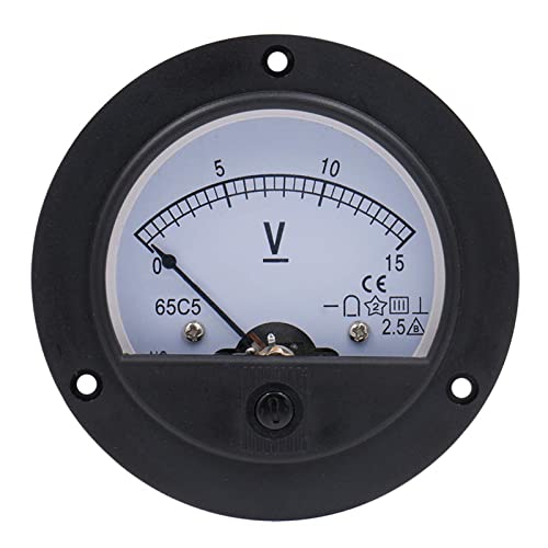 WANGCL DC 0–20 V Analoges Panel-Messgerät, Spannungsmesser, analoges Voltmeter WANGCL DC 0–20 V Analoges Panel-Messgerät, Spannungsmesser, analoges Voltmeter von WANGCL
