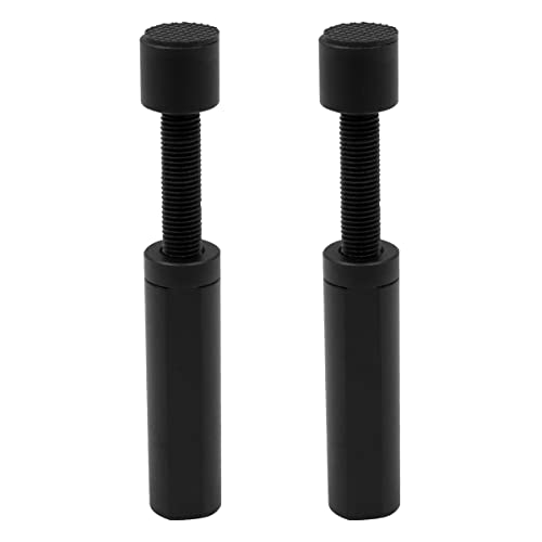 WANGCL GPU-Grafikkartenhalter, Aluminium, mit Magnet, höhenverstellbar, um schlanke Grafikkarten in Position zu halten, Schwarz, 2 Stück von WANGCL