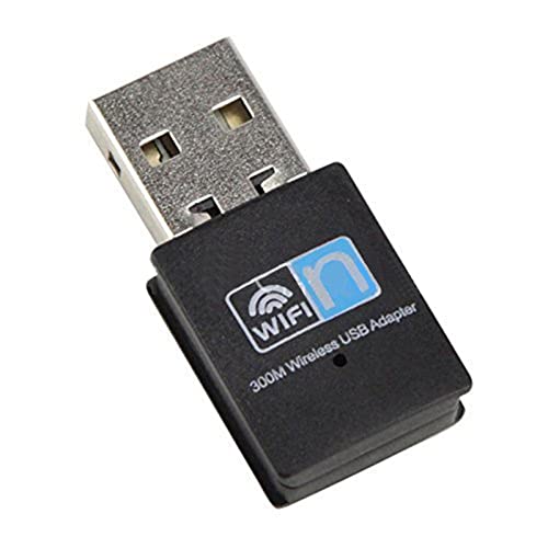 WANGCL USB WiFi Adapter 300Mbps Mini USB WiFi Receptor für PC Desktop Laptop von WANGCL