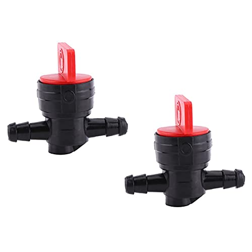 WANGCL Universal Petcock Kraftstoffhahn 1/4 Inline On/Off Kraftstoffschalter Wasserhahn Kunststoff Motorrad Kraftstoffabsperrventil Motorrad Kraftstoffventil mit 6 mm Rohrschlauch, 2 Stück WANGCL Universal Petcock Kraftstoffhahn 1/4 Inline On/Off Kraftstoffschalter Wasserhahn Kunststoff Motorrad Kraftstoffabsperrventil Motorrad Kraftstoffventil mit 6 mm Rohrschlauch, 2 Stück von WANGCL