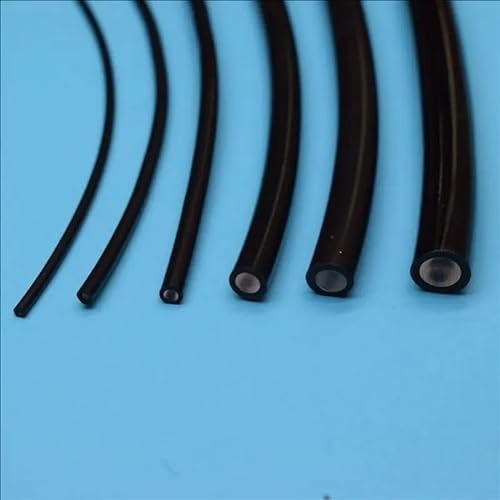 WANGFHAO 100 mX schwarzes PMMA-Endleucht-Glasfaserkabel, Durchmesser Innendurchmesser 1 mm/2 mm/3 mm/5 mm/6 mm/8 mm(Color:Inner Diameter 8mm) von WANGFHAO