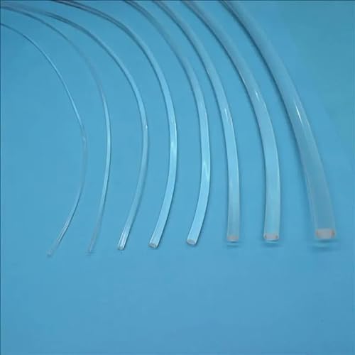 WANGFHAO 10mX seitlich leuchtendes PMMA-Glasfaserkabel, 1,5 mm ~ 14 mm Durchmesser, transparentes Glasfaserkabel mit festem Kern(Color:Side glow 4mm) von WANGFHAO