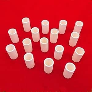 Zylindrischer Aluminiumoxidtiegel 0,5 ml 1 ml 1,5 ml 2 ml 3 ml 4 ml kleiner langer Aluminiumkeramiktiegel Al2O3 99% Reinheit Schmelztiegel(4ml 14x44mm 1pc) von WANGFK