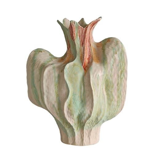 WANGHAI-666 Blumenvase Handgemachte unregelmäßig geformte Keramikvase, Heimdekoration, Ornament, Blumenarrangement, Eingangsbereich, Esszimmer WANGHAI-666 Blumenvase Handgemachte unregelmäßig geformte Keramikvase, Heimdekoration, Ornament, Blumenarrangement, Eingangsbereich, Esszimmer von WANGHAI-666