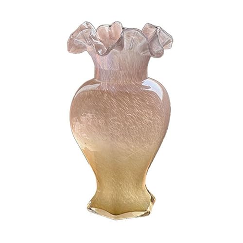 WANGHAI-666 Blumenvase Klassische, sanfte, romantische rosa Glasvase mit frischem, getrocknetem Kunstblumenhalter WANGHAI-666 Blumenvase Klassische, sanfte, romantische rosa Glasvase mit frischem, getrocknetem Kunstblumenhalter von WANGHAI-666