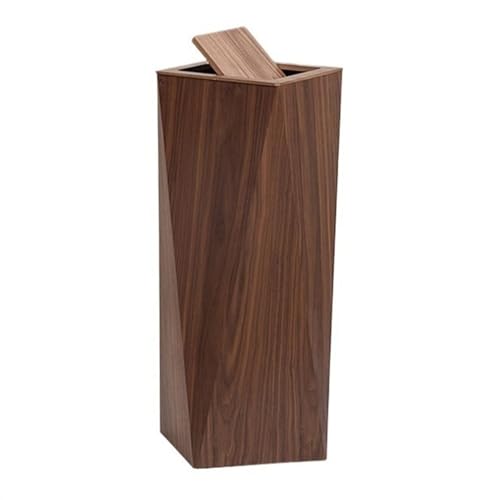 WANGHAI-666 Mülldosen Kreativer rautenförmiger Mülleimer mit Deckel, Abfallkorb aus Holz mit Schwingdeckel und Inneneimer for Wohnzimmer, Schlafzimmer, Badezimmer Küchenbad Mülleimerdosen(Bruin,L) WANGHAI-666 Mülldosen Kreativer rautenförmiger Mülleimer mit Deckel, Abfallkorb aus Holz mit Schwingdeckel und Inneneimer for Wohnzimmer, Schlafzimmer, Badezimmer Küchenbad Mülleimerdosen(Bruin,L) von WANGHAI-666